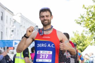 Chris Jeuken and Evelyn Twomey take first place at Cork City Marathon 2025